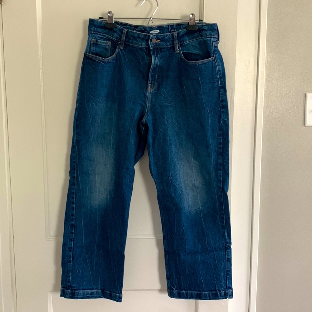 Old Navy size 14 high rise denim.